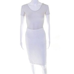 Off White Jonathan Simkhai stretch pencil Skirt